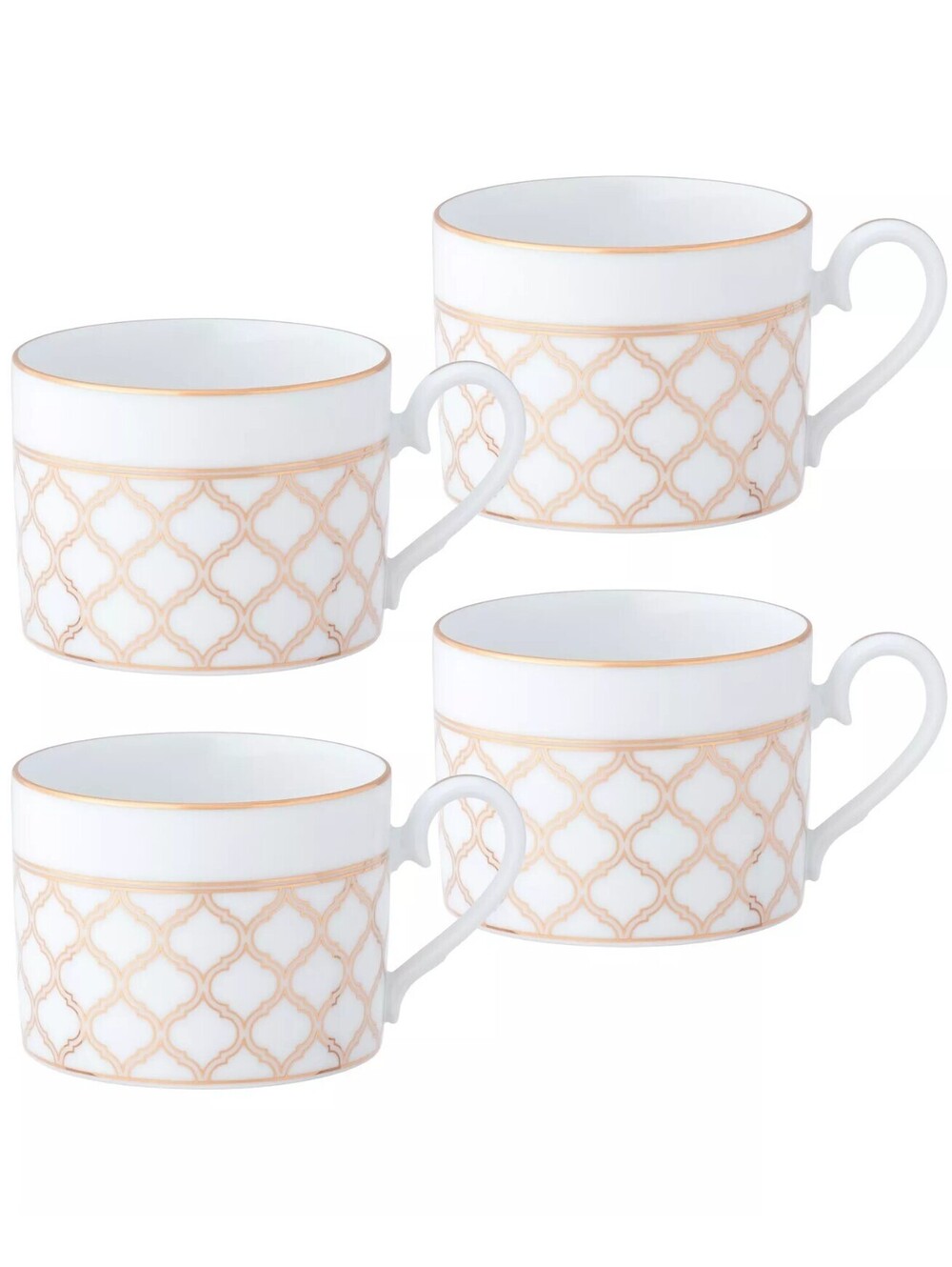 115$ Noritake Eternal Palace Gold Set of 4 CUPS, 8-1/2 OZ